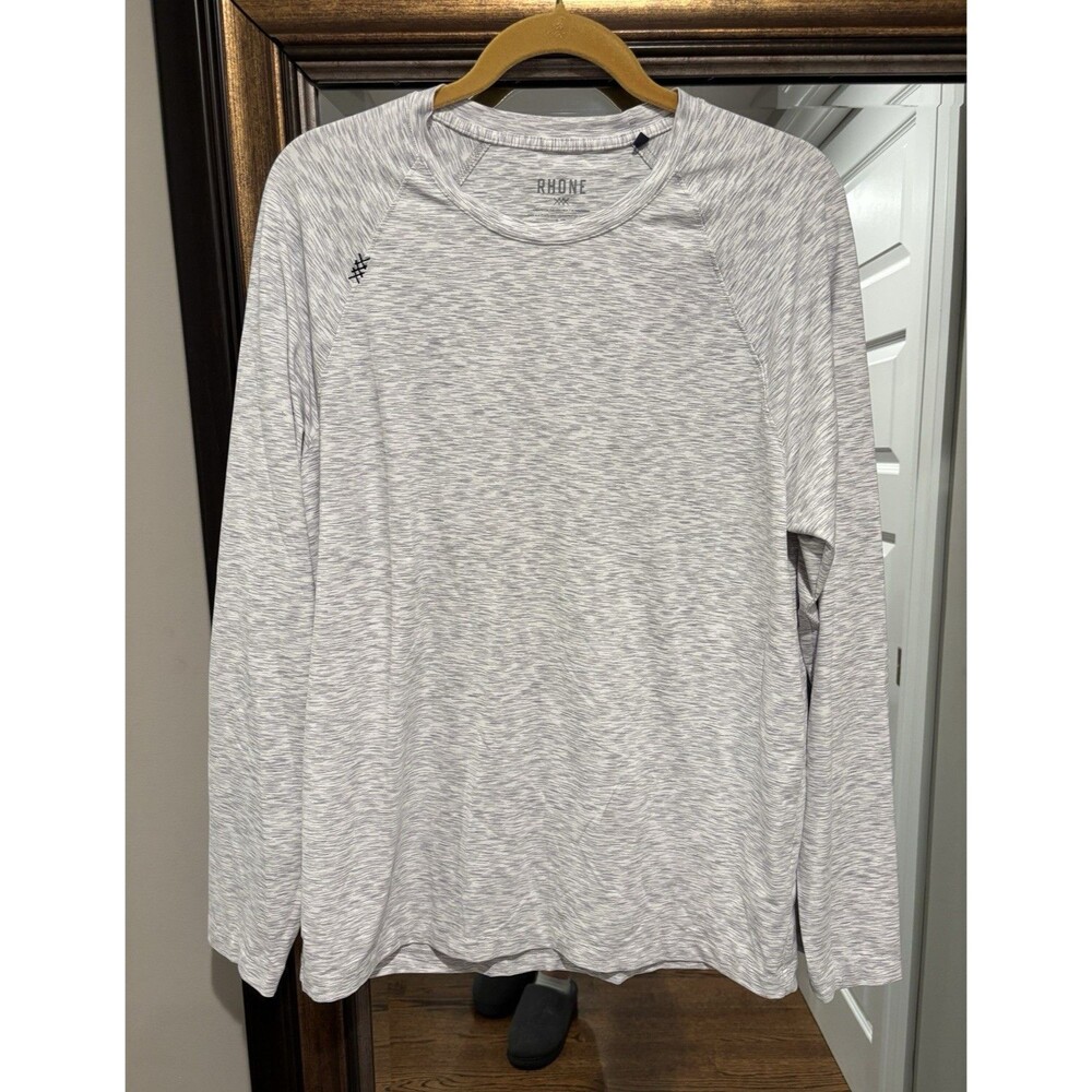 Rhone Reign Long Sleeve Performance Shirt Size Large